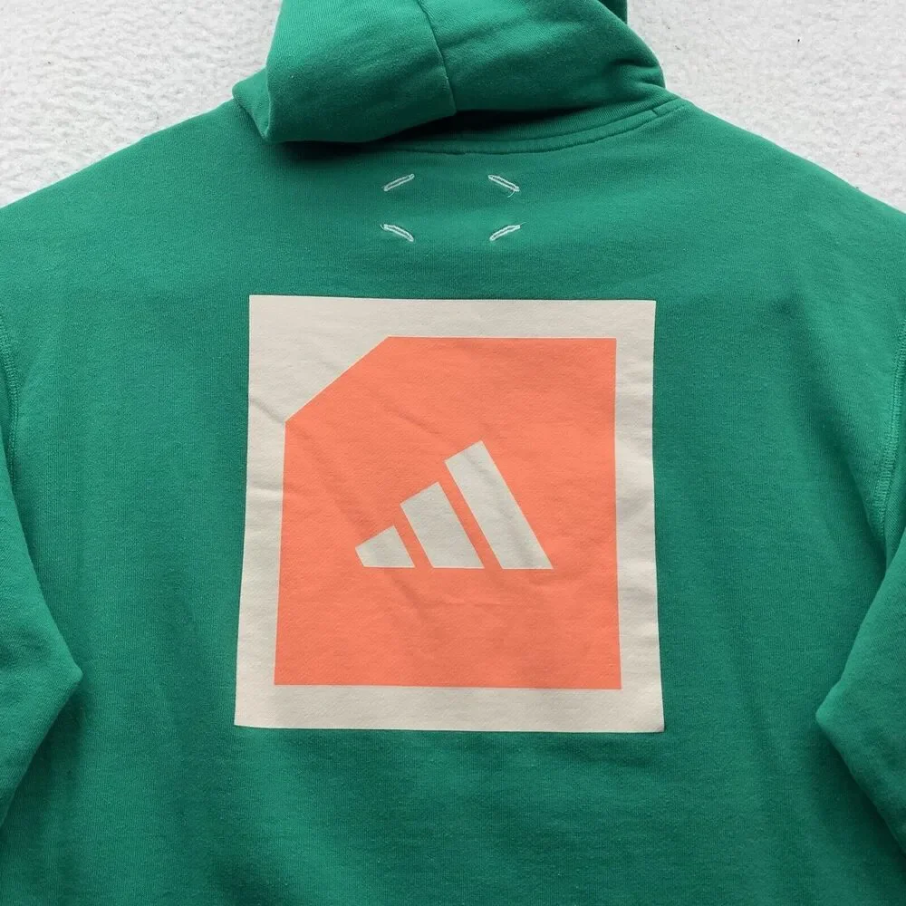 Adidas Adicross Hoodie‎ Mens Large L Green Golf Athletic Sweatshirt Sports Dad